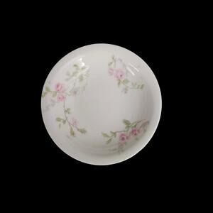 Theodore Haviland Limoges France Pink Rose Floral Berry Bowls Set of 4